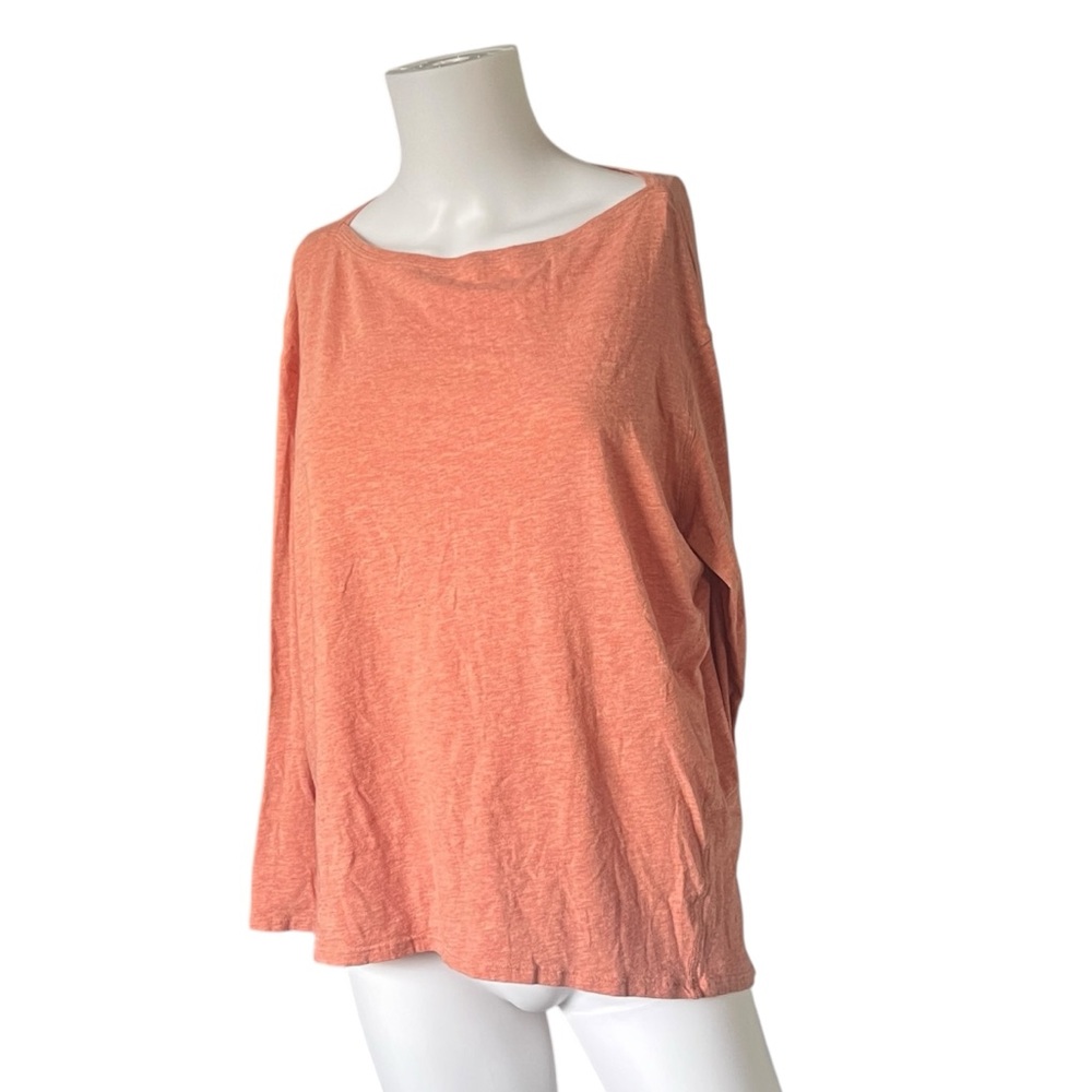 Lululemon Peach Long Sleeve Pullover T-shirt Oversized Athletic Womens Size 4